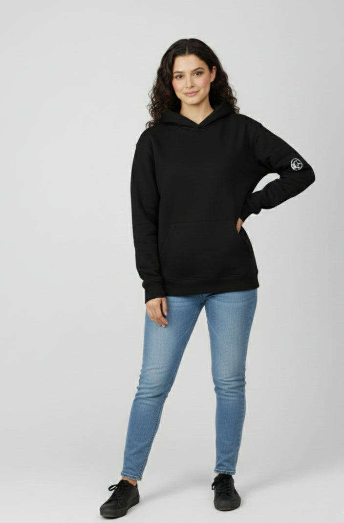 Zippy Premium Hoodie|| Black|| Unisex