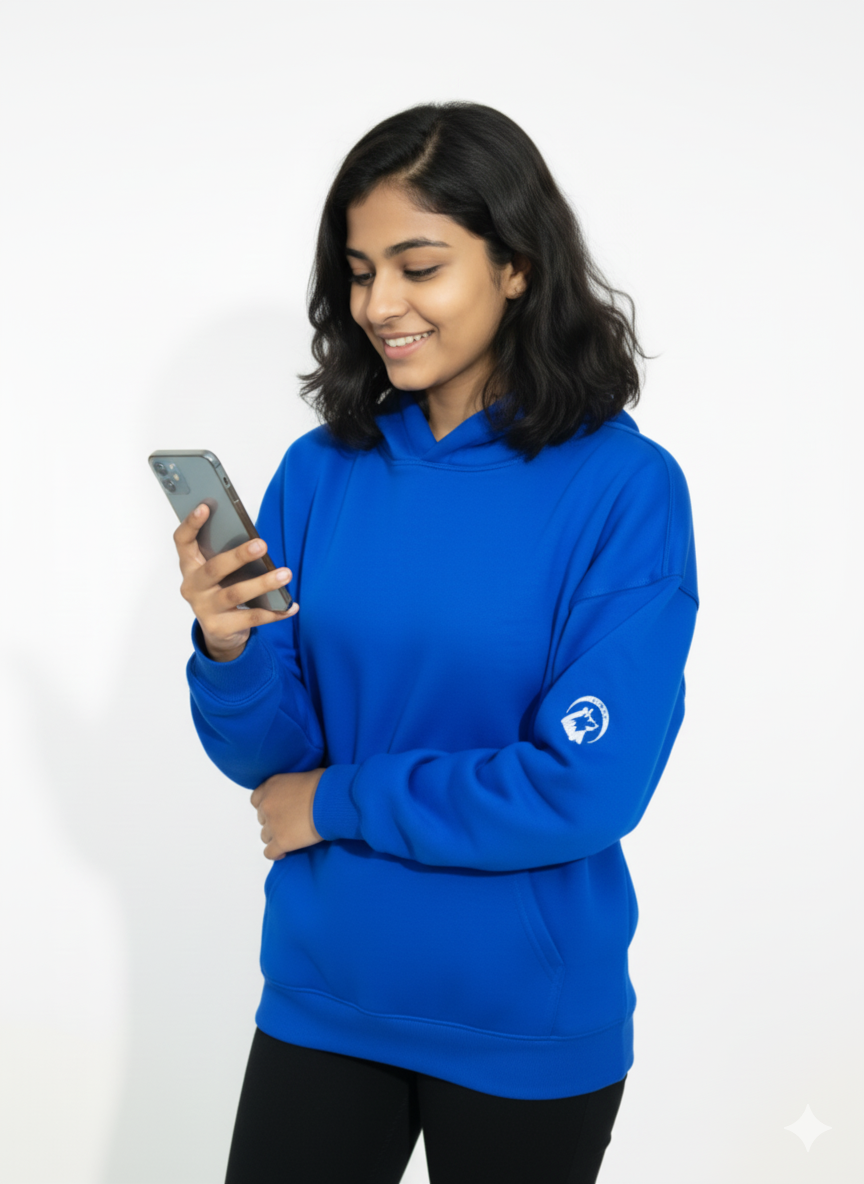 Zippy Premium  Hoodie|| Blue|| Unisex