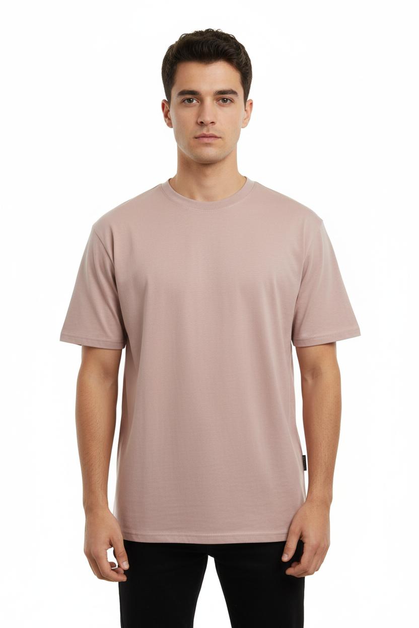 Male Round Neck T-Shirt- II Explore Mauve colour   Zippy by Crayzippy