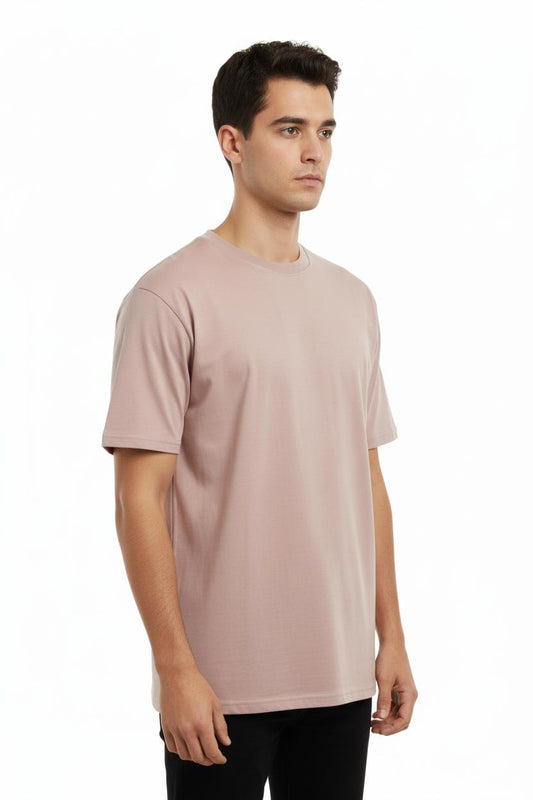 Male Round Neck T-Shirt- II Explore Mauve colour   Zippy by Crayzippy