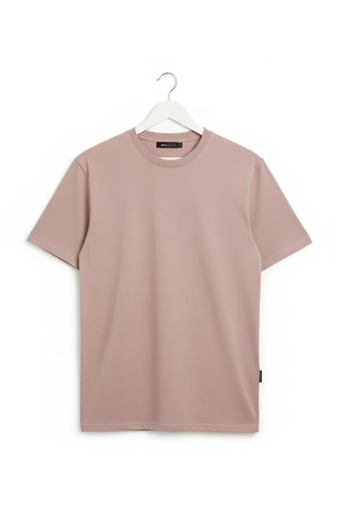 Male Round Neck T-Shirt- II Explore Mauve colour   Zippy by Crayzippy
